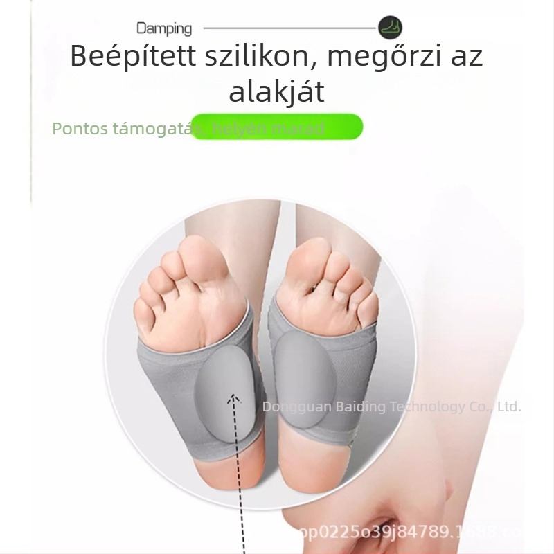 Ívelt félboltozat talpbetét - Lycra keverék anyag, arch-támogatás, alkalmas sportcipőkhez, bőrre, casual, meleg cipőkhöz és textile cipőkhöz