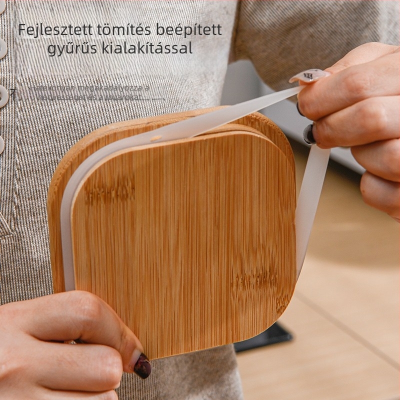 Élelmiszer-minőségű átlátszó műanyag tároló doboz, négyzetes, 3,1–4 L kapacitás, 36 darabos készlet, minimalista stílus