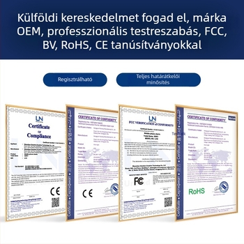 Asztali tartó okostelefonhoz behúzható karral és vastagított alappal, anyag: fém, ABS és szilikon gél, testreszabható.