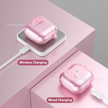 AirPods 4 Pro TPU tok – átlátszó egyszínű puha burkolat