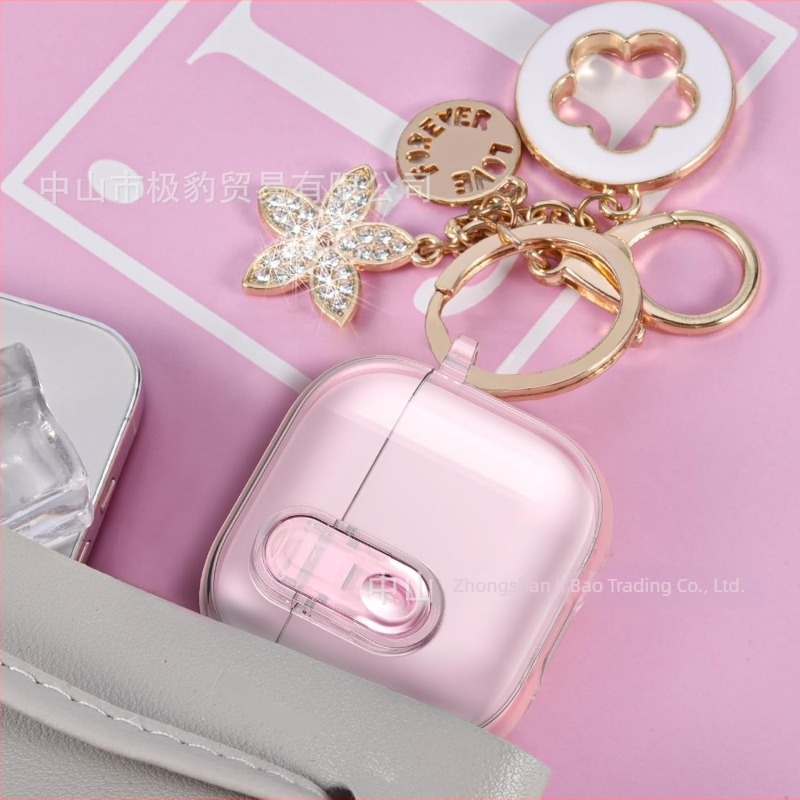 AirPods 4 Pro TPU tok – átlátszó egyszínű puha burkolat