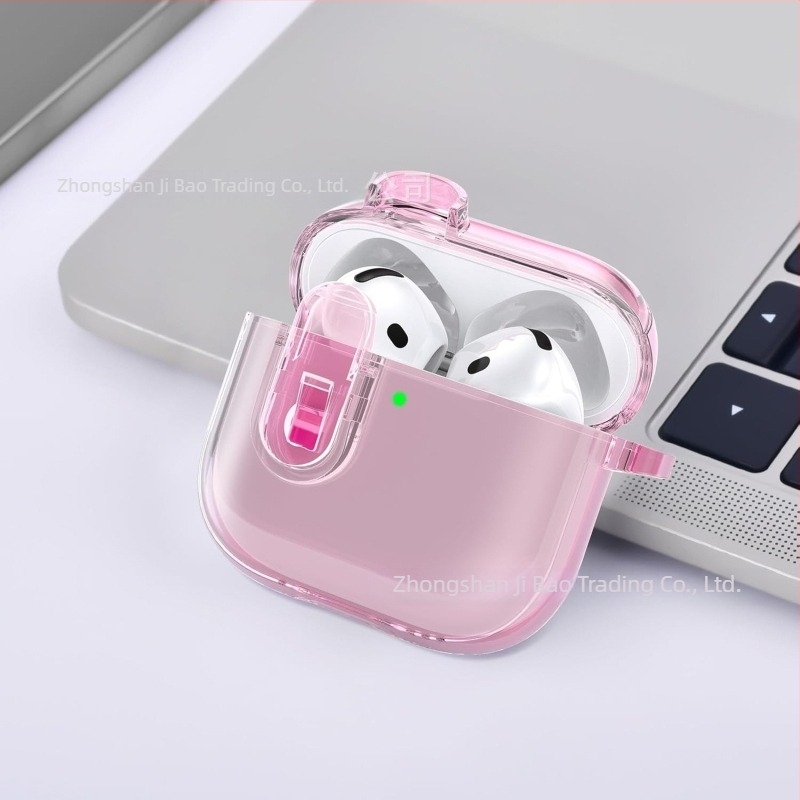 AirPods 4 Pro TPU tok – átlátszó egyszínű puha burkolat