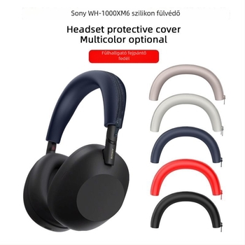 Szilikon védőburkolat Sony WH-1000XM6 fejhallgatóhoz – fülpárna-külső védelem, ütésálló