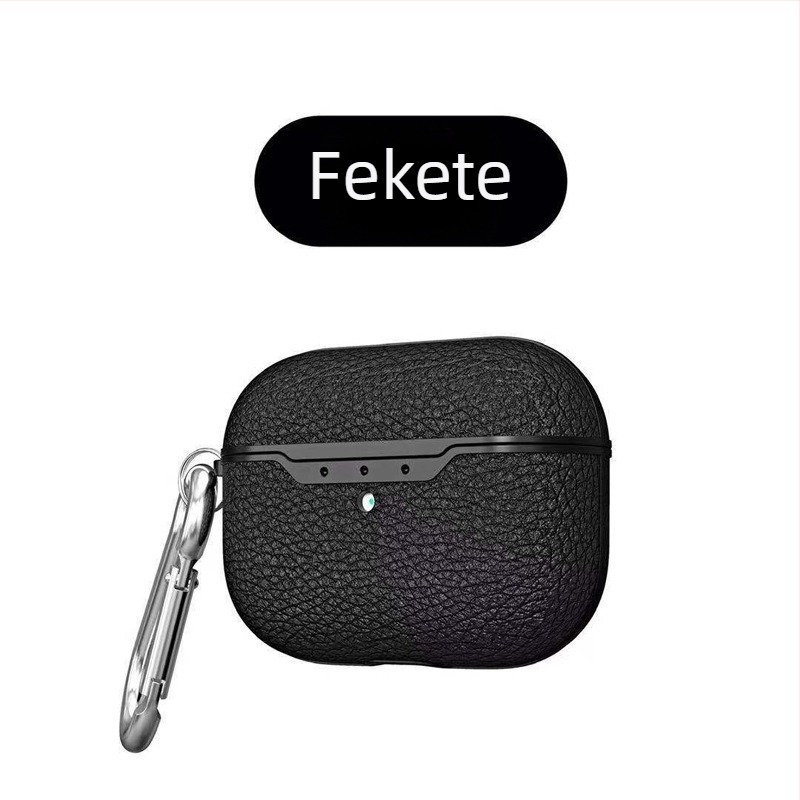 Lychee mintájú tok AirPods Pro 2/3 és AirPods 4-hez, TPU, injekciós öntés, hordozható és univerzális