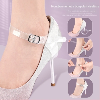 Állítható bokaszíj magassarkú cipőkhöz, fűző hossz 18, minden évszakban használható, márka Foot products collection