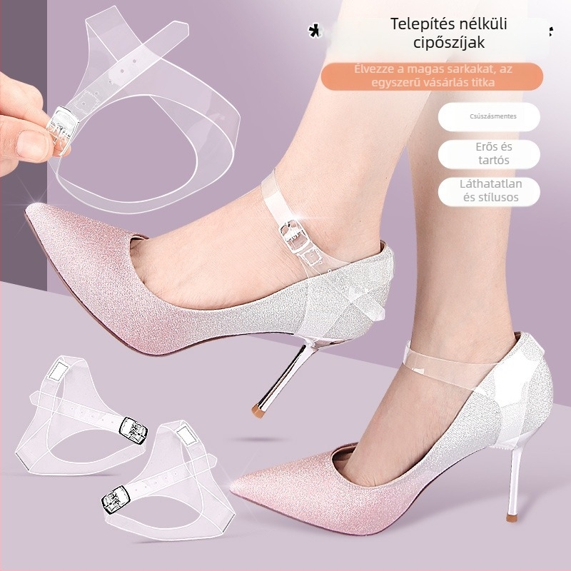 Állítható bokaszíj magassarkú cipőkhöz, fűző hossz 18, minden évszakban használható, márka Foot products collection