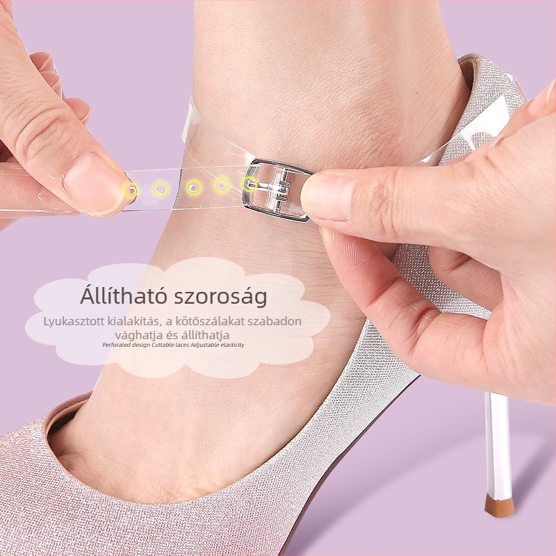 Állítható bokaszíj magassarkú cipőkhöz, fűző hossz 18, minden évszakban használható, márka Foot products collection