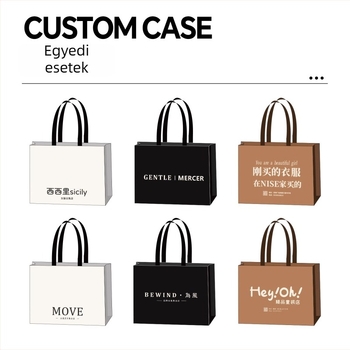 Ruházati tote táska, szőtt, dupla rétegű, 120 selyem vastagság, nagy kapacitás, napi termelés 10 000, márka Thick Packaging