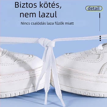 Air Force One cipőfűzők, vászon, uniszex, 100 mm hosszú