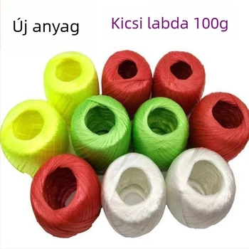 Polipropilén csomagoló kötél, 1800 m hosszú, szakítószilárdság 100 kg, csomagoláshoz és kötözéshez