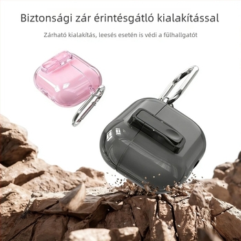 Átlátszó védőtok AirPods 4. generációhoz, AirPods Pro 3. generációhoz és AirPods Pro 2. generációhoz