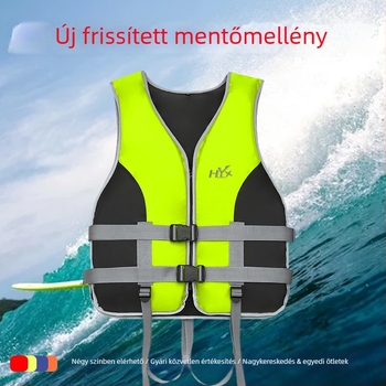 Oxford anyagú felnőtt mentőmellény, modell jsy008, testreszabhatóság támogatott, licencelhető magáncímke
