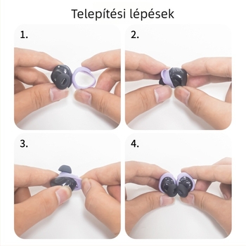 Silikon fülhéjak a Bose QuietComfort Új Generációhoz — univerzális, injektálással készített, kompatibilis 7336584, 6799604