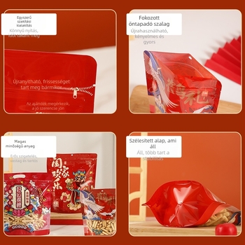 Hongyue Ziplock élelmiszer-tároló zacskók, általános felhasználás; napi termelés 100000 darab