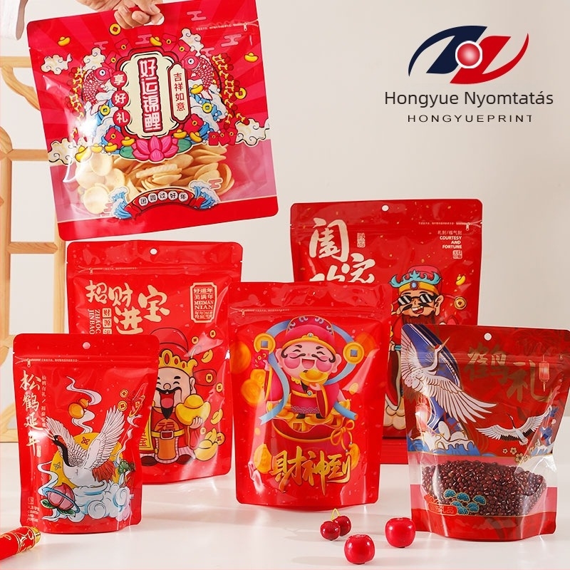 Hongyue Ziplock élelmiszer-tároló zacskók, általános felhasználás; napi termelés 100000 darab
