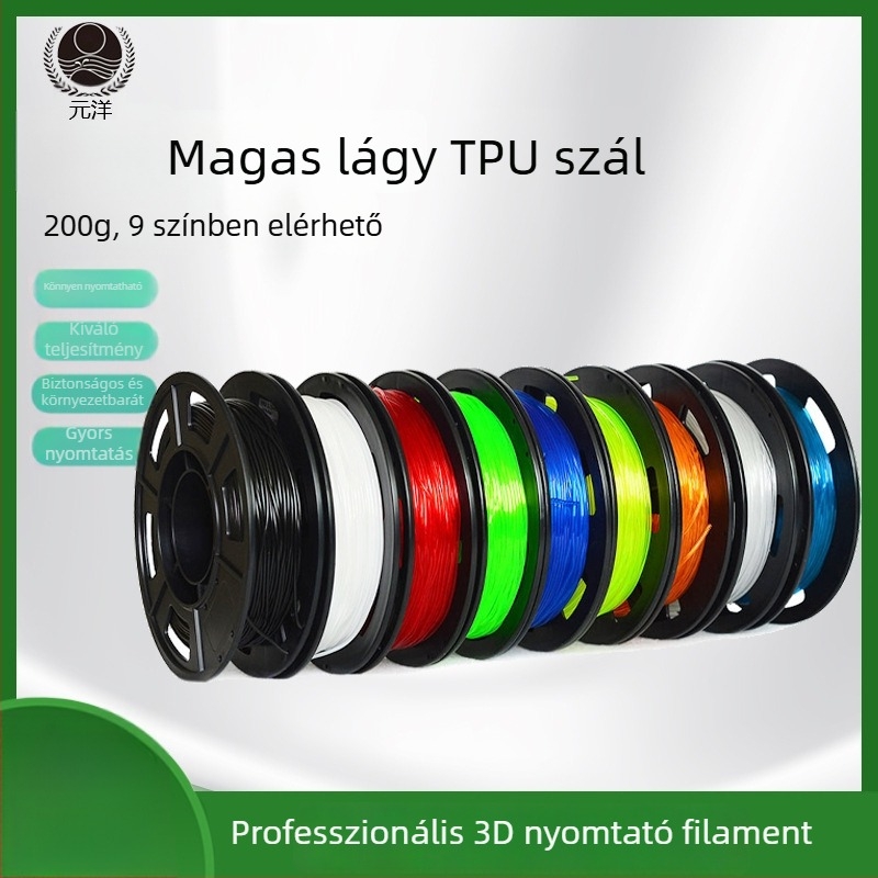 TPU 3D nyomtatáshoz használható fogyóanyagok, kör alakú keresztmetszet