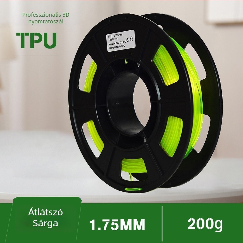 TPU 3D nyomtatáshoz használható fogyóanyagok, kör alakú keresztmetszet