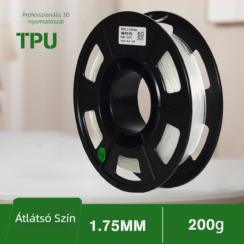TPU 3D nyomtatáshoz használható fogyóanyagok, kör alakú keresztmetszet