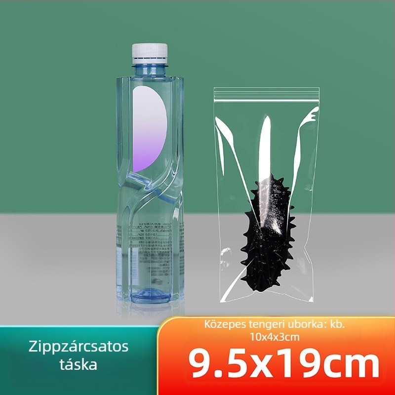 Önzáró, átlátszó élelmiszer-csomagoló zacskó, márka Cnon/xizhilong; Anyag: Új anyag; Használat: Élelmiszer-cogpackolás; Záródás hossza: 0,5–2 cm