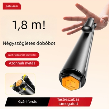 Új modell selfie bot tripod, univerzális anti‑remegés stabilizáció, 360°-os forgás, hordozható telefon-tartó