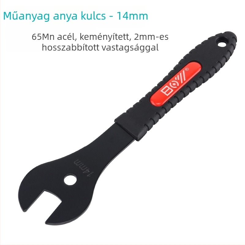 Kerékpár agy kulcs, vékony kivitel, 2 mm vastagság, acél