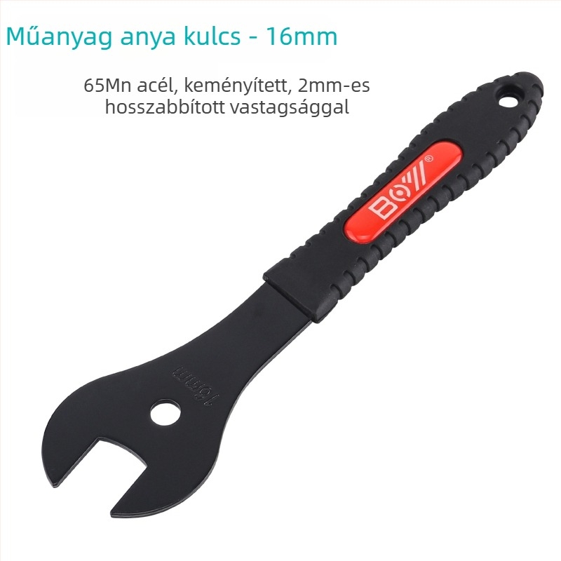 Kerékpár agy kulcs, vékony kivitel, 2 mm vastagság, acél