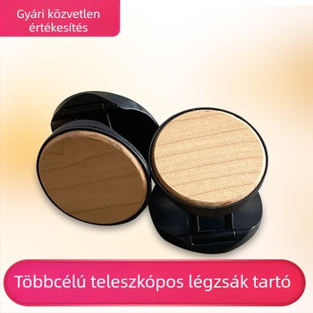 Fa gyűrűtartó, univerzális használathoz, teleszkópos összecsukható kialakítás, Modell 990, testreszabható