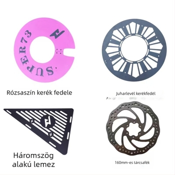 Elektromos kerékpár kosár zárt kerékvédővel, vasból készült, kompatibilis a Super73 S1 S2 Y1 RX modellekkel