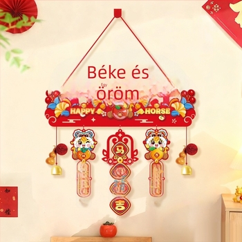 Filcből készült Ló éve medál karikatúra mintával a Tavaszi Fesztiválhoz – Ajándékba kész