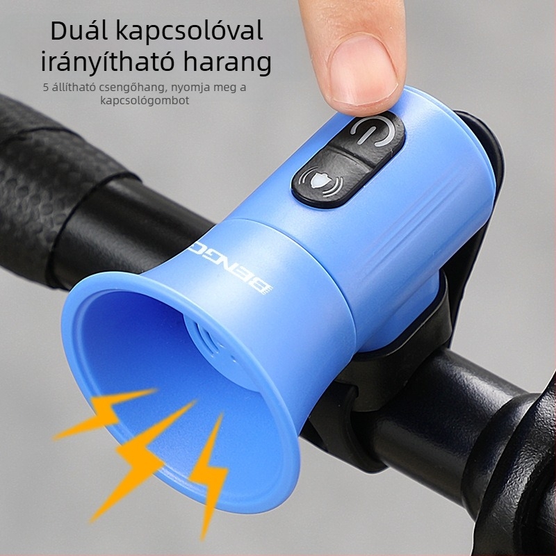 Bunguo Bg-3516 Többfunkciós Bluetooth zene rögzítésével bicikli csengő, mini hordozható vízálló ABS hangszóró