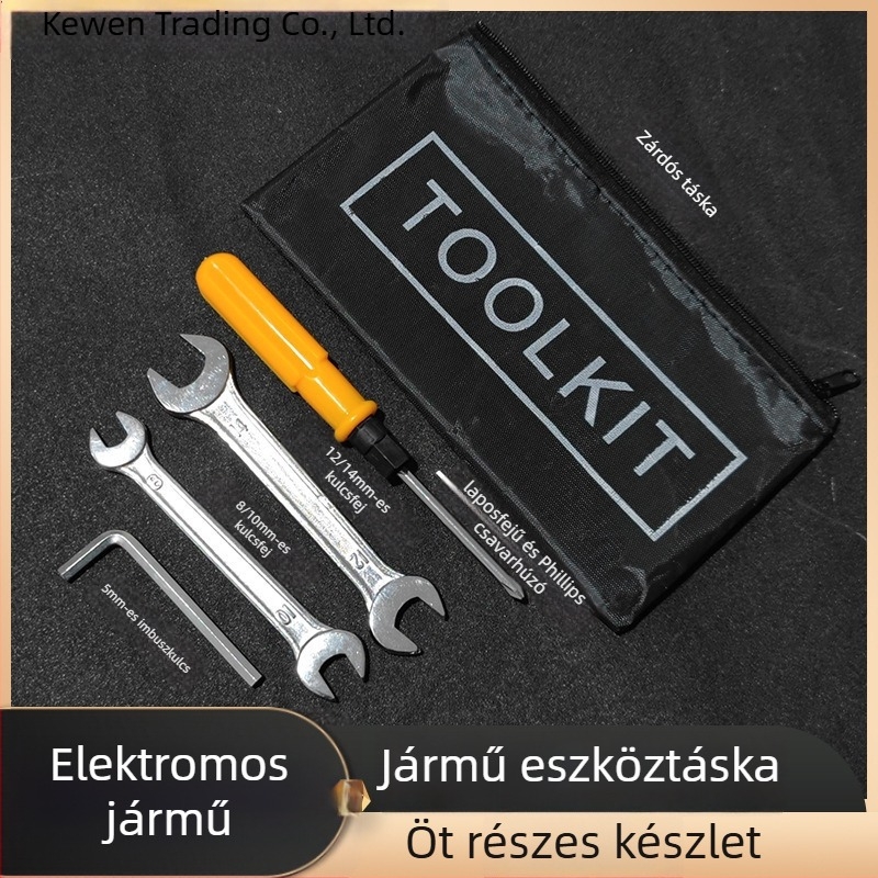 Kewen Elektromos járművek szerszámkészlet — socket wrench, csavarhúzó, hordtáska elektromos kerékpár javításához