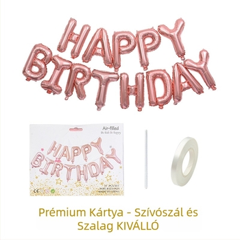 Ballon — Imperial balloon, alumíniumfólia, betű alakú dekoratív lufi, Can logó nyomtatás, születésnapra