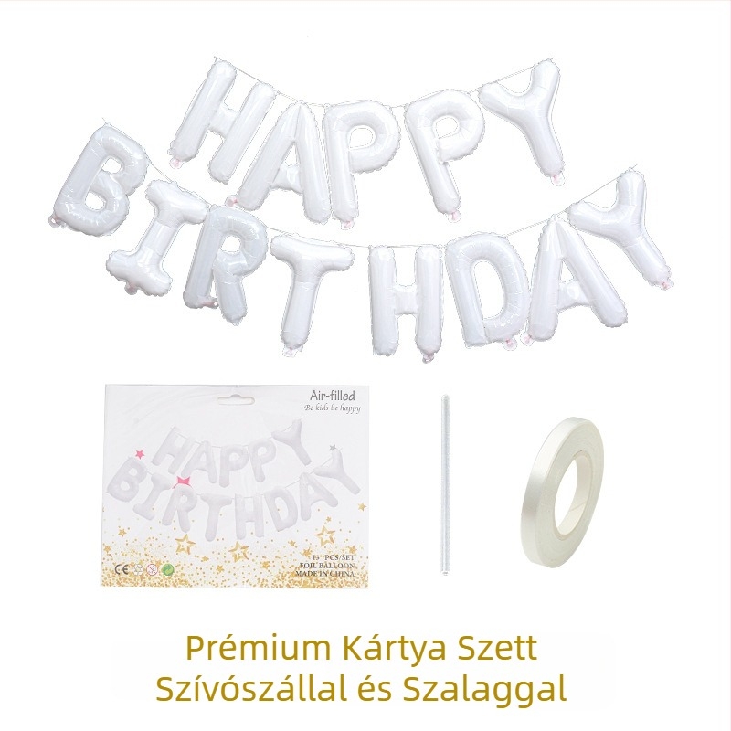Ballon — Imperial balloon, alumíniumfólia, betű alakú dekoratív lufi, Can logó nyomtatás, születésnapra