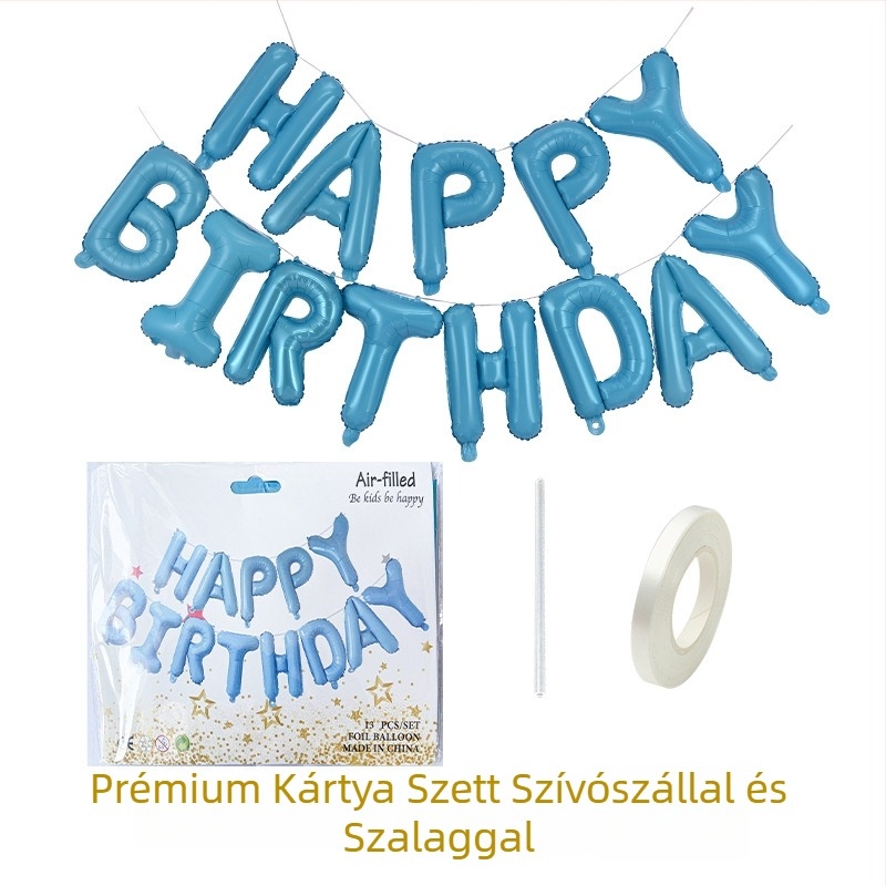 Ballon — Imperial balloon, alumíniumfólia, betű alakú dekoratív lufi, Can logó nyomtatás, születésnapra