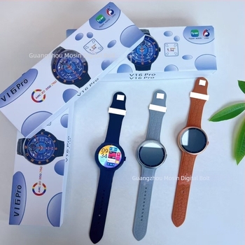 V16ProMAX Okosóra IPS kijelzővel, alumínium ötvözet tokkal, Bluetooth hívások, pulzusmérés, vér oxigén-szint monitorozás