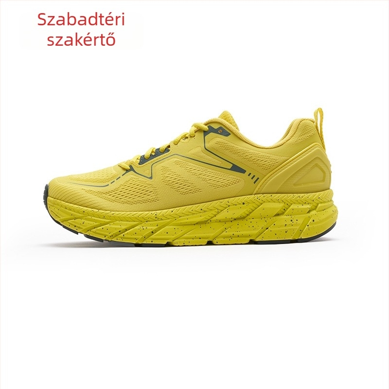 Uniszex terepfutó cipő lélegző hálós felsővel, csúszásmentes gumitalppal, EVA középtalppal, alacsony boka, 3–5 cm sarokmagasság