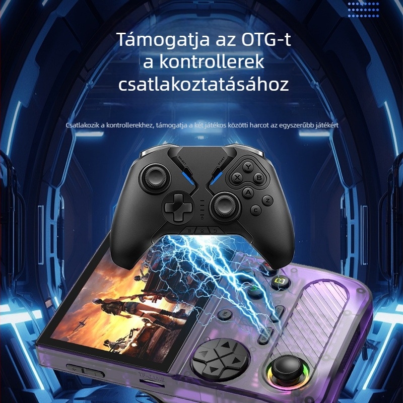 K36S hordozható játékkonzol, RPG fókusz, ARM64 quad-core 1,5GHz-ig, 64GB, Type-C OTG, MP4 videólejátszó