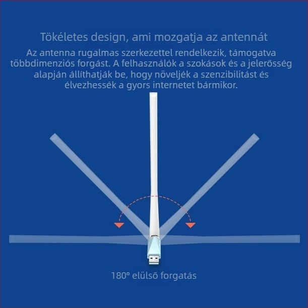 Mercury MW150UH USB vezeték nélküli hálózati kártya, 300 Mbps, 2.4 GHz, 802.11b/g/n, illesztőprogram nélkül