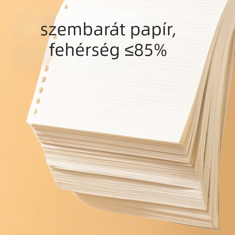 Deli Na550 Kicserélhető mag (loose-leaf) – 50 lap, fehér papír, lyukak 20/26/30, levehető