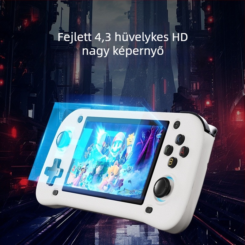G28 hordozható játékkonzol, USB felület, vezeték nélküli kapcsolat, RPG játékok, nosztalgikus retro arcade stílus