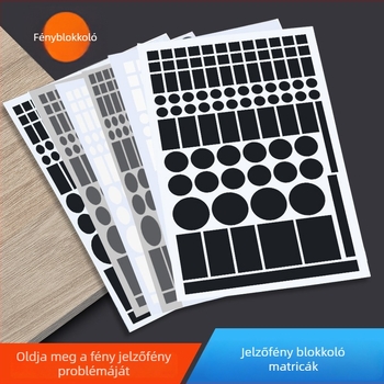 Áramkijelző fény árnyékoló matrica – PVC, árnyékoló matrica, új kínai stílus, hálószoba