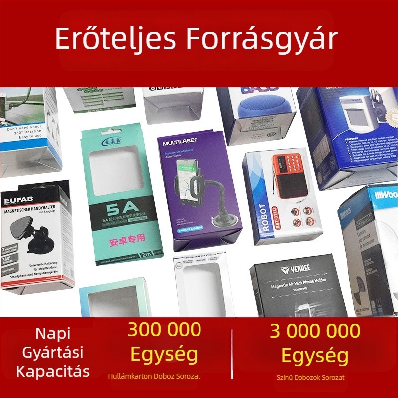 Testreszabott üzleti ajándék doboz ablakos és ragasztófilmes kialakítással, megerősített karton/ gofr karton doboz, 250gsm, offset nyomtatás laminálással, Eredet Dongguan, Guangdong