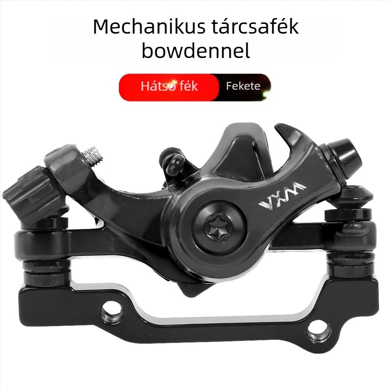 Vxm MTB T-12 tárcsafékkészlet – előre és hátra, mechanikus kábeles tárcséfekkel