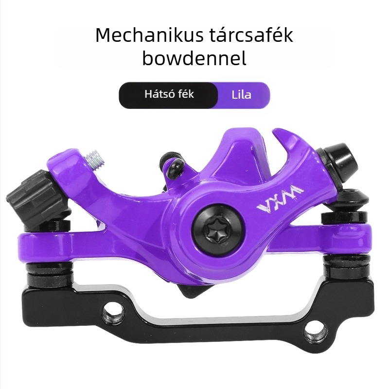 Vxm MTB T-12 tárcsafékkészlet – előre és hátra, mechanikus kábeles tárcséfekkel