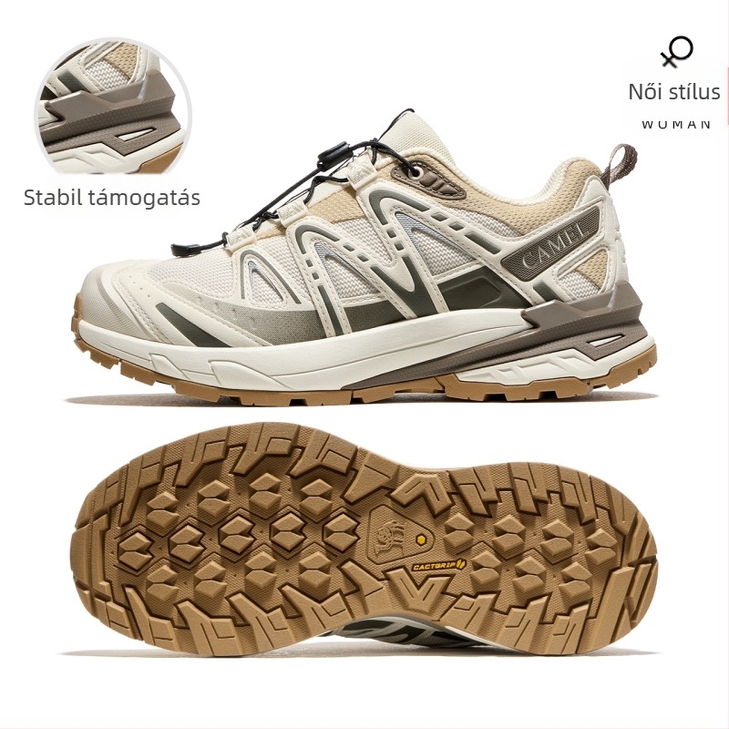 Camel Kunlun Mountain 3.0 Túracipő - Unisex, Csúszásmentes, Légáteresztő, Alacsony felső rész, Minden évszakra