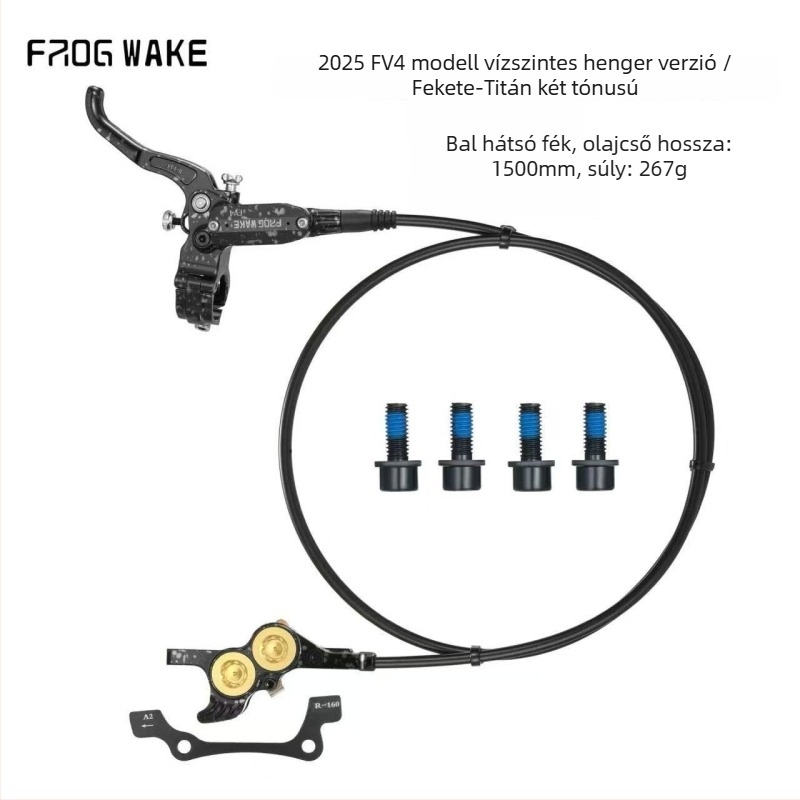Frog FV4 hidraulikus tárcsafék mountain bike-hoz - négypistonos fék, fejlesztett változat