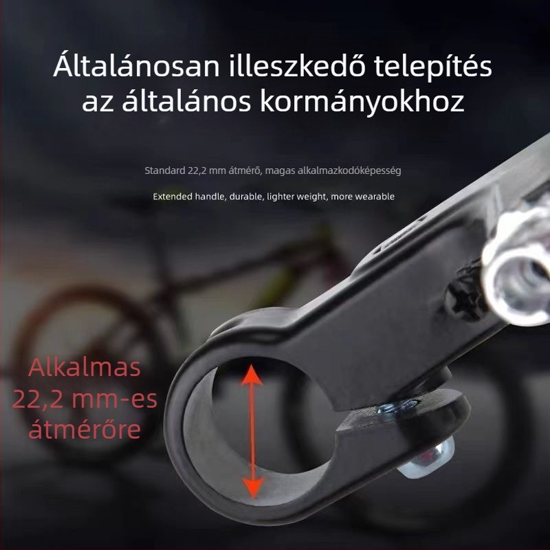 Fékkar kerékpár — univerzális, alumíniumötvözet, négyujjas, MTB- és gyerekkerékpárokhoz, modell XW, fékezési mód: nyomás