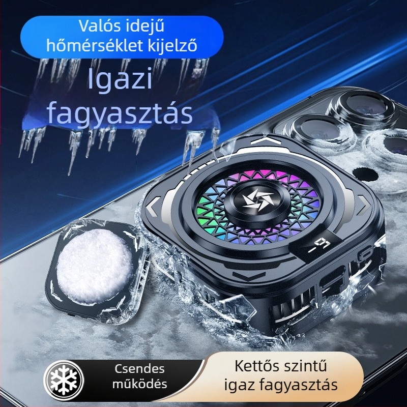 Mobiltelefon hűtő félvezetős hűtéssel, csendes működés, digitális kijelző — Modell Sl60