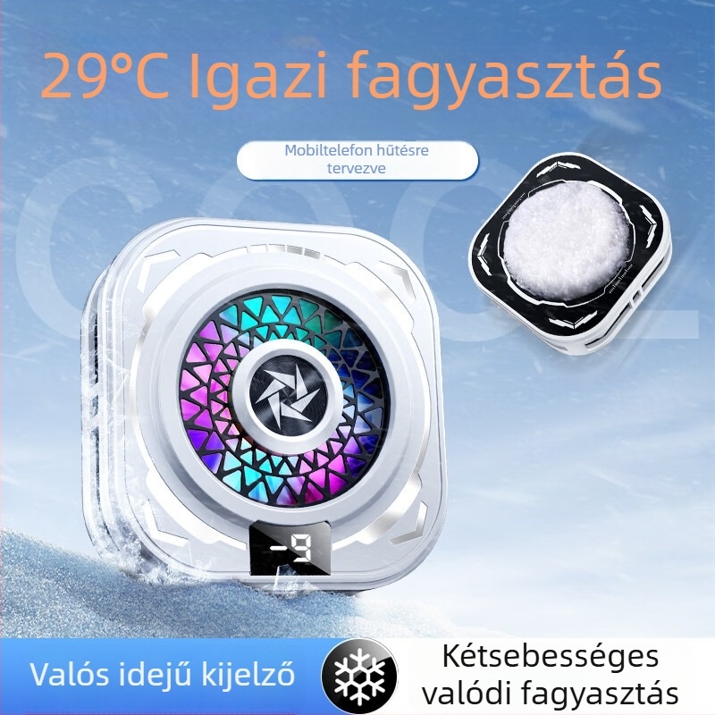 Mobiltelefon hűtő félvezetős hűtéssel, csendes működés, digitális kijelző — Modell Sl60