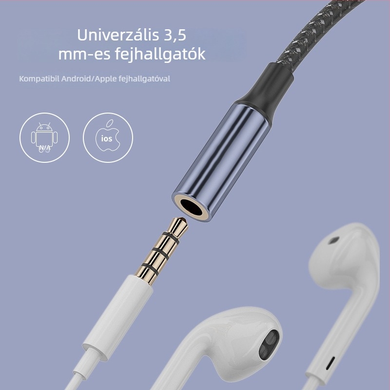 Apple Lightning-3,5 mm audió adapter, modell T7, Tianston márka